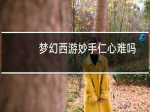 梦幻西游妙手仁心难吗