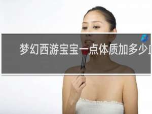 梦幻西游宝宝一点体质加多少血