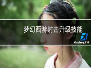 梦幻西游射击升级技能