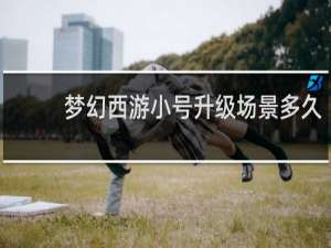 梦幻西游小号升级场景多久