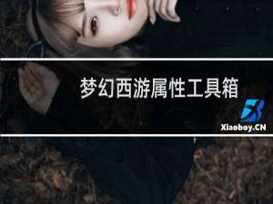 梦幻西游属性工具箱