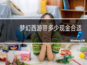 梦幻西游带多少现金合适