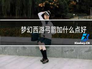 梦幻西游弓箭加什么点好