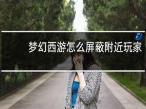 梦幻西游怎么屏蔽附近玩家