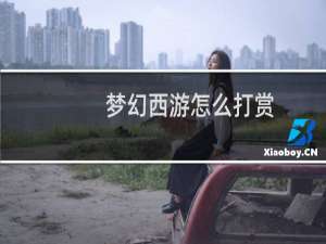 梦幻西游怎么打赏