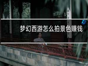 梦幻西游怎么拍景色赚钱