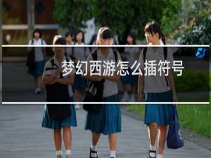 梦幻西游怎么插符号