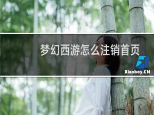 梦幻西游怎么注销首页