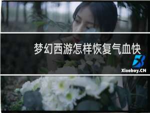 梦幻西游怎样恢复气血快