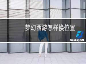 梦幻西游怎样换位置