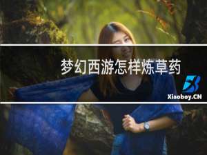 梦幻西游怎样炼草药