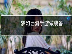 梦幻西游手游做装备