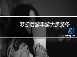 梦幻西游手游大唐装备