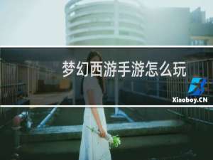 梦幻西游手游怎么玩