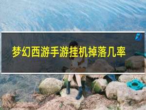 梦幻西游手游挂机掉落几率