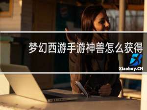 梦幻西游手游神兽怎么获得