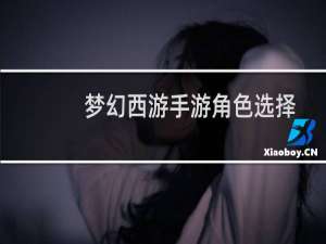 梦幻西游手游角色选择