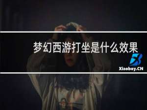 梦幻西游打坐是什么效果