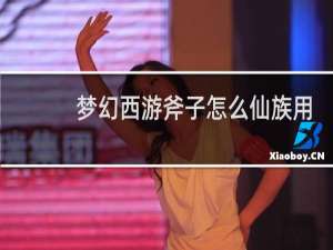 梦幻西游斧子怎么仙族用
