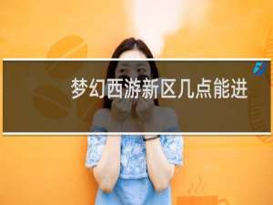 梦幻西游新区几点能进