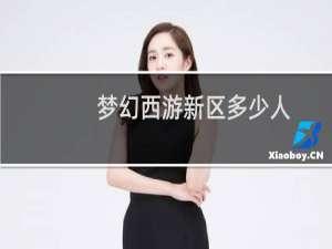 梦幻西游新区多少人