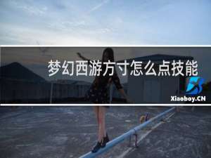 梦幻西游方寸怎么点技能