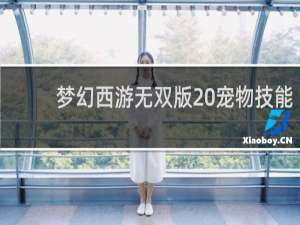 梦幻西游无双版 宠物技能