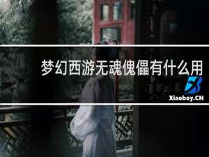 梦幻西游无魂傀儡有什么用