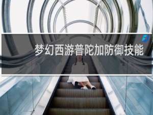 梦幻西游普陀加防御技能