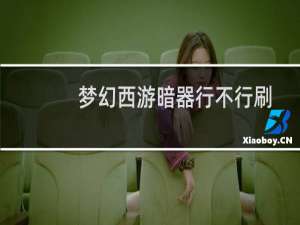 梦幻西游暗器行不行刷