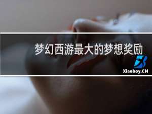 梦幻西游最大的梦想奖励