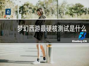 梦幻西游最硬核测试是什么