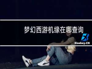 梦幻西游机缘在哪查询