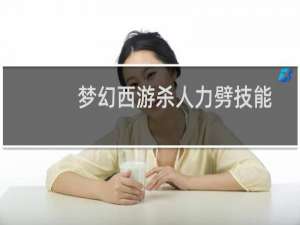 梦幻西游杀人力劈技能
