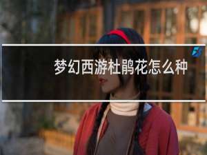 梦幻西游杜鹃花怎么种