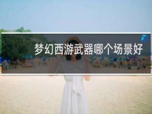 梦幻西游武器哪个场景好