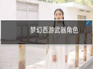 梦幻西游武器角色