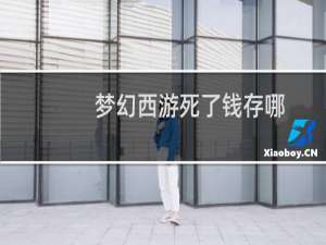 梦幻西游死了钱存哪
