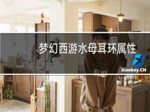 梦幻西游水母耳环属性
