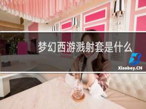 梦幻西游溅射套是什么