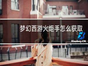 梦幻西游火炬手怎么获取