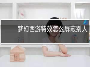 梦幻西游特效怎么屏蔽别人