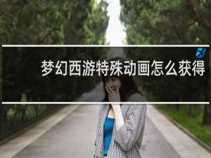 梦幻西游特殊动画怎么获得