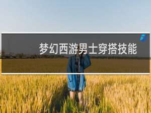 梦幻西游男士穿搭技能