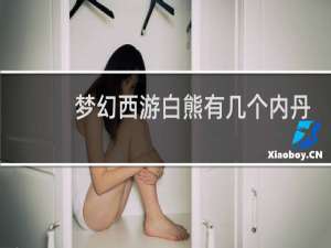 梦幻西游白熊有几个内丹