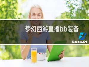 梦幻西游直播bb装备