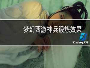 梦幻西游神兵锻炼效果