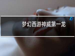 梦幻西游神威第一龙