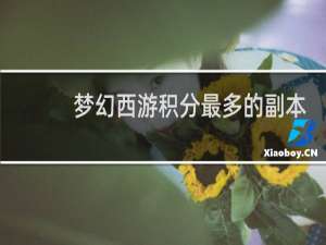 梦幻西游积分最多的副本