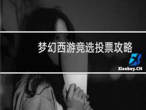 梦幻西游竞选投票攻略